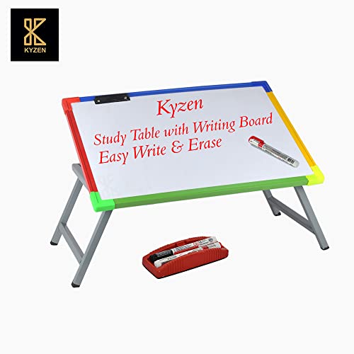 KYZEN Multi Purpose Study Table With Writing Board Use In Office Laptop Work In Home Student Study Etc_(Size-60X40X24 Cm)_(Color Full Border, Powder Coated) - Image 4