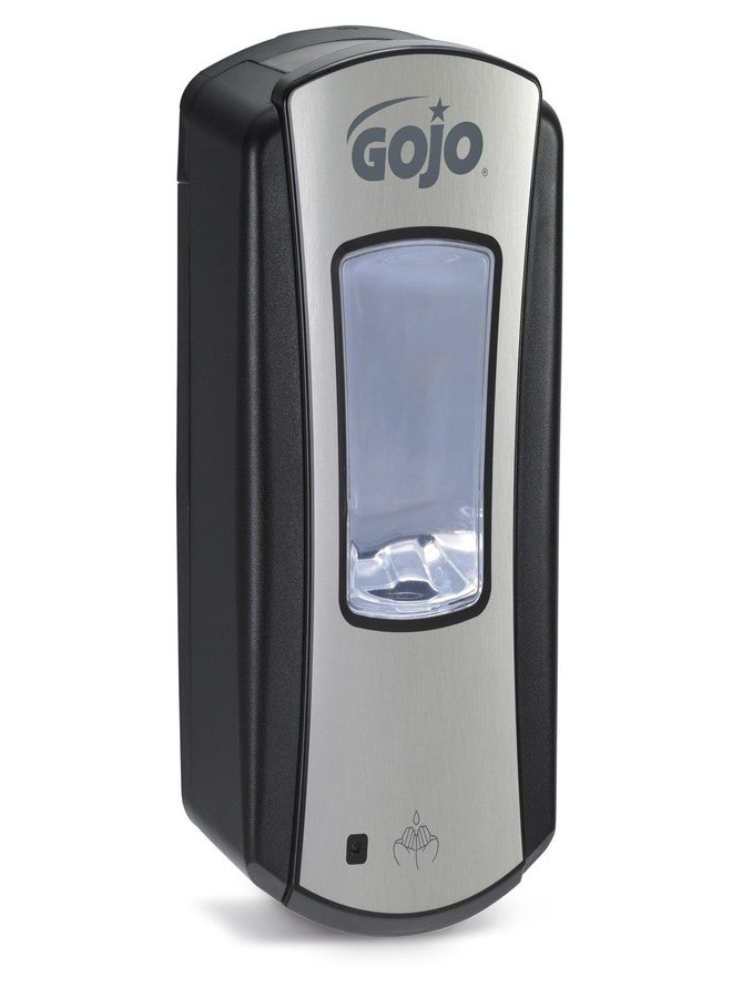 GOJO LTX-12 Touch-Free Foam Hand Soap Dispenser, Chrome/Black, for 1200 mL GOJO LTX-12 Foam Hand Soap Refills (Pack of 1) - 1919-01 - Image 1