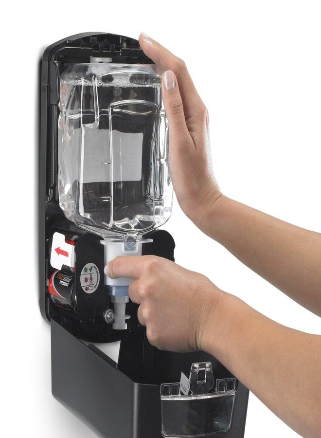 GOJO LTX-12 Touch-Free Foam Hand Soap Dispenser, Chrome/Black, for 1200 mL GOJO LTX-12 Foam Hand Soap Refills (Pack of 1) - 1919-01 - Image 4