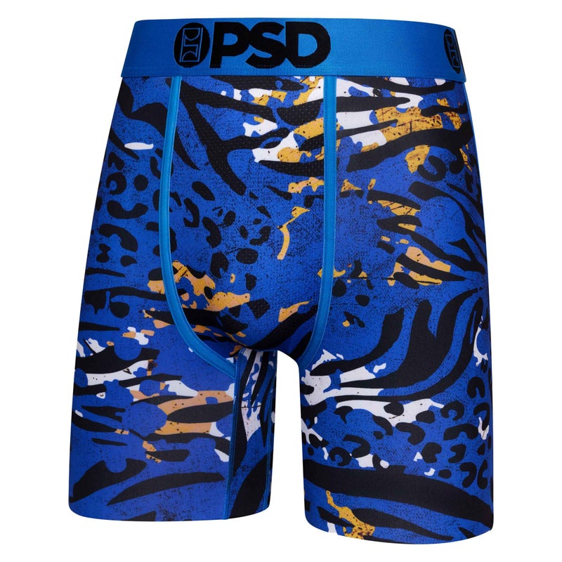 PSD Underwear Men's Cobalt Boxer Brief 3 Pack, Multi, M - Image 4