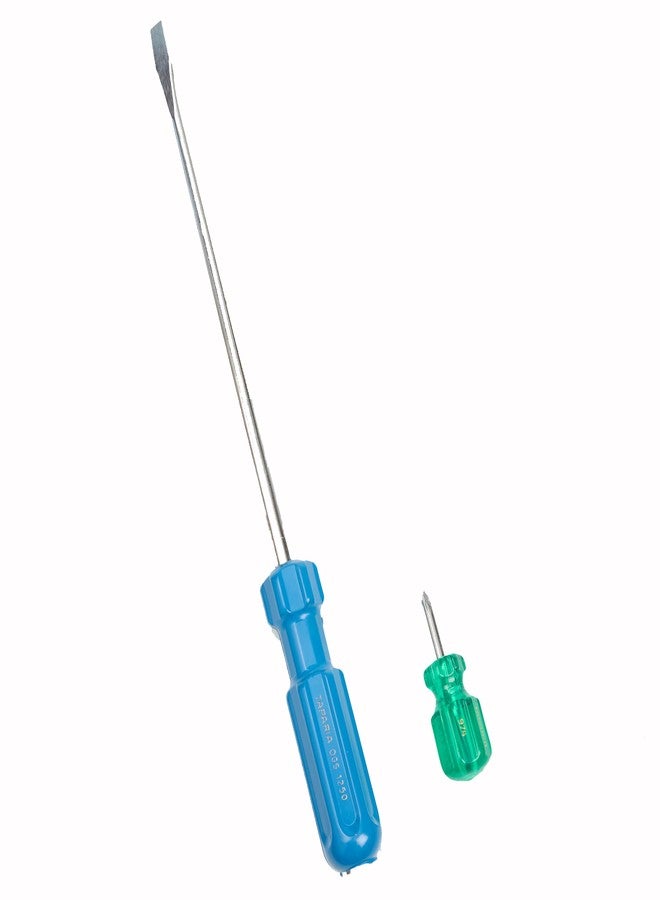 TAPARIA, 2 PC SCREWDRIVERS SET1 x 2 in 1 STUBBY SCREWDRIVERS & 1x STRIKING SCREWDRIVER, (OGS 1250, 974). Used for Industrial application, DIY, Electricals, Carpentary, Professional and Home use.