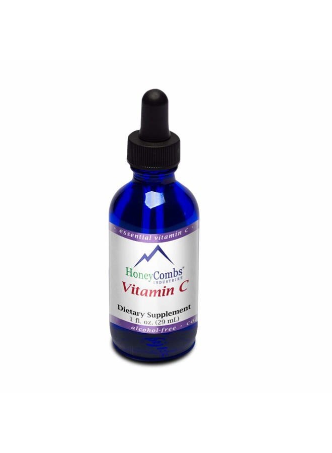 HoneyCombs Vitamin C – Ascorbic Acid – Alcohol-Free Liquid Extract - Image 1