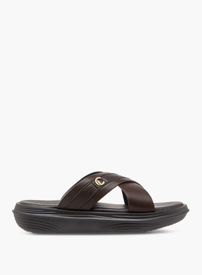 Le Confort Men's Textured Slip-On Sandals  - Image 2
