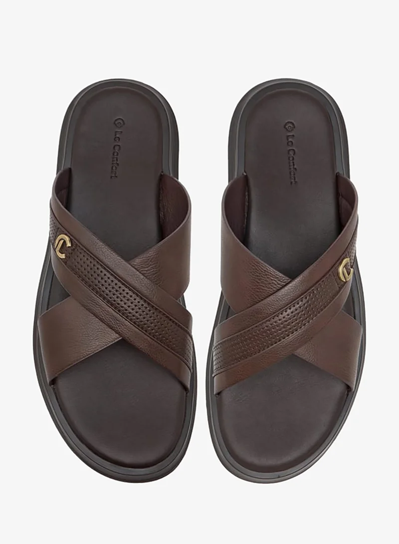 Le Confort Men's Textured Slip-On Sandals Ramadan Collection