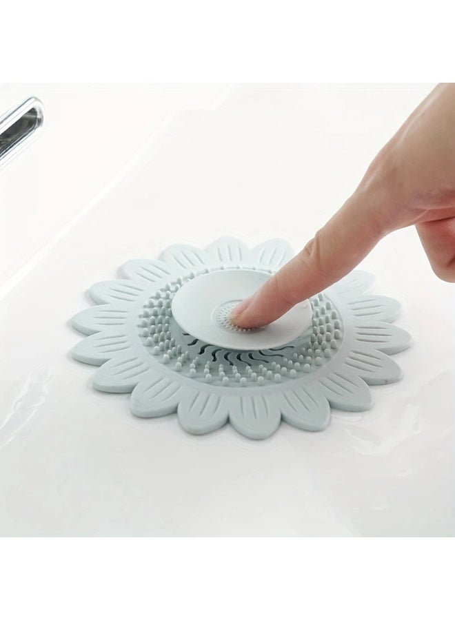 Goolsky 3pcs of Sewage Floor Drain Deodorizers, Toilet Hair Filter Screen, Bathroom Sink, Hair-Proof Floor Drain Cover  - Image 3