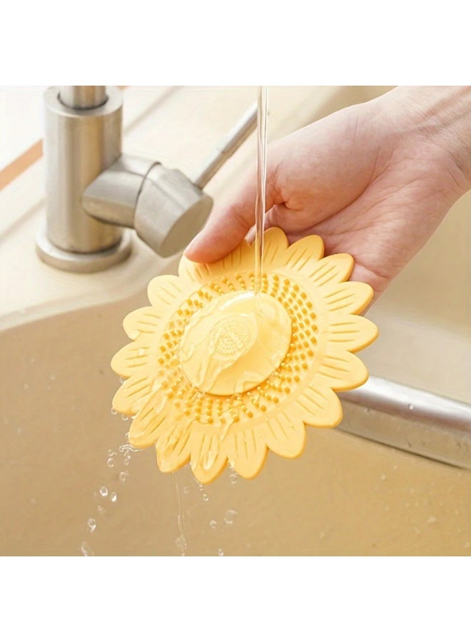 Goolsky 3pcs of Sewage Floor Drain Deodorizers, Toilet Hair Filter Screen, Bathroom Sink, Hair-Proof Floor Drain Cover  - Image 2
