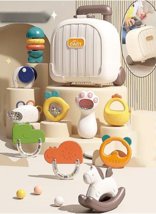 11 Pack Baby Chew Teether Toy Set for Baby Grasping Rattles Baby Teether Gift Set - pzsku/Z7F79DFE176DD9B303FF9Z/45/_/1715159320/455d9c14-bf5a-4965-b7f8-e3bed5c3135f