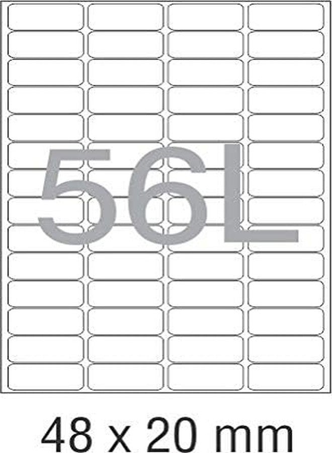 GMP Multipurpose Label 56L - 48 x 20 WR for Inkjet/Laser Printer A4 Sheet - Image 2