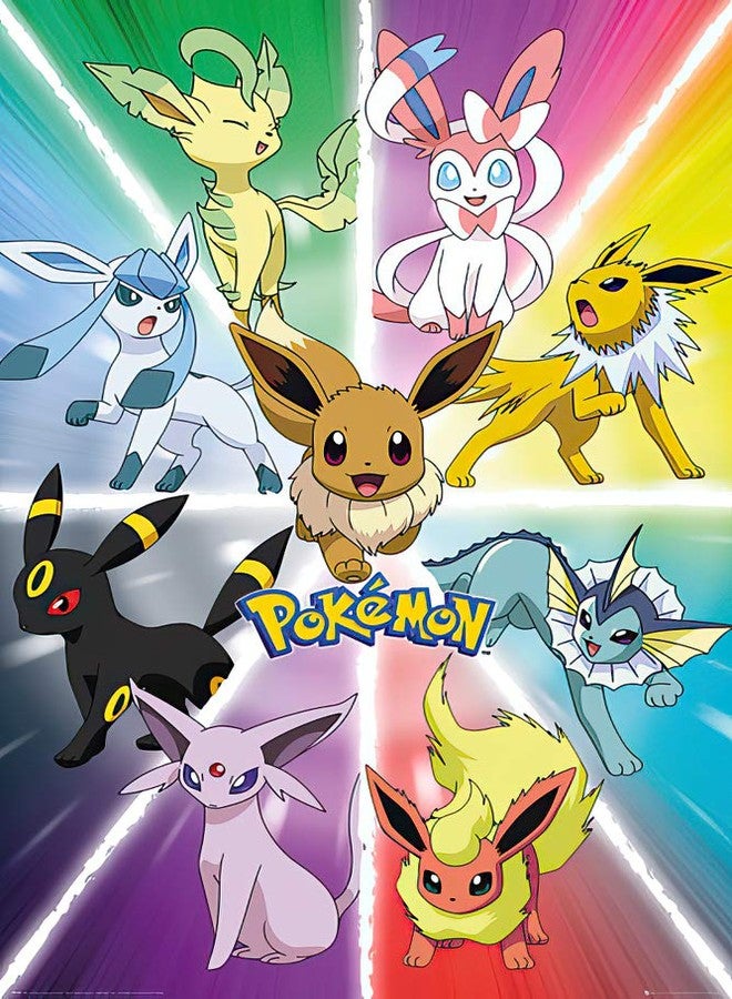 GB eye Pokemon - Eevee Evolution Poster - 91.5x61cm - Image 1