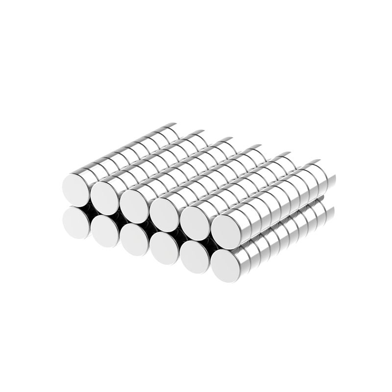 N52-1/4" D x 1/8" H - 120 عبوة، مغناطيسات أرضية نادرة صغيرة قوية، مغناطيسات قرص نيوديميوم فائقة القوة صغيرة للثلاجة، للأعمال اليدوية، للبناء، للعلم، للحرف، للمكتب، مغناطيس 0.25x0.125 بوصة - Image 1
