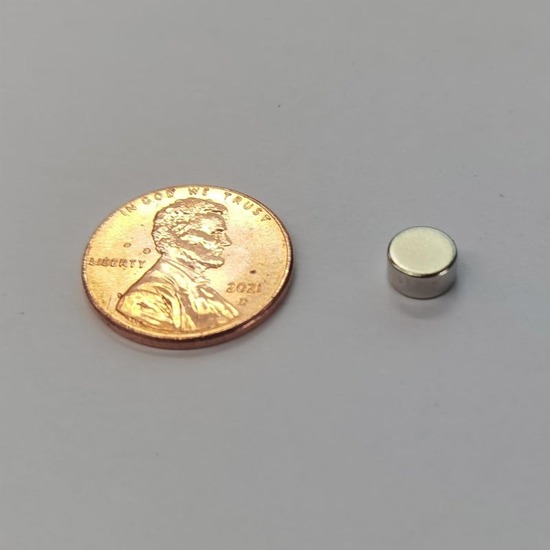 N52-1/4" D x 1/8" H - 120 عبوة، مغناطيسات أرضية نادرة صغيرة قوية، مغناطيسات قرص نيوديميوم فائقة القوة صغيرة للثلاجة، للأعمال اليدوية، للبناء، للعلم، للحرف، للمكتب، مغناطيس 0.25x0.125 بوصة - Image 3