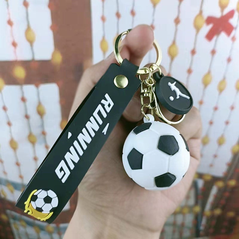 Large World Cup Football Keychain Pendant For Boys And Girls Schoolbag Hanging Key Chain Car Key Pendant Gift - Image 1