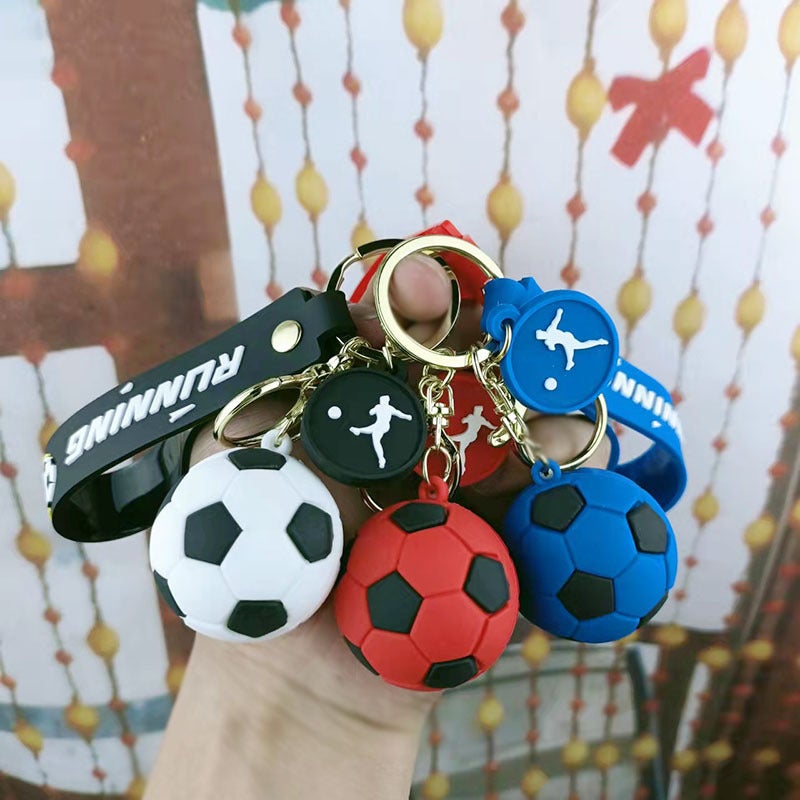 Large World Cup Football Keychain Pendant For Boys And Girls Schoolbag Hanging Key Chain Car Key Pendant Gift - Image 2