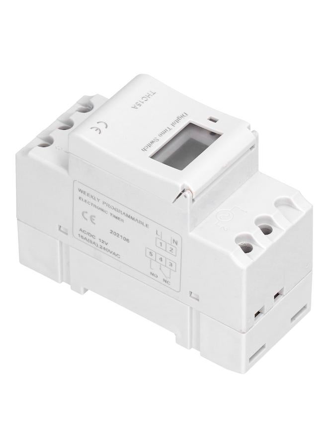 Digital Time Switch Real Time Display High Accuracy Anti Interference Programmable Timer Switch