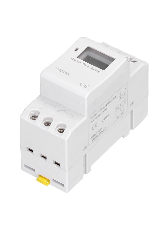 Digital Time Switch Real Time Display High Accuracy Anti Interference Programmable Timer Switch