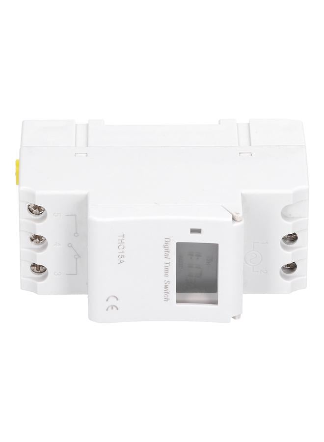 Digital Time Switch Real Time Display High Accuracy Anti Interference Programmable Timer Switch