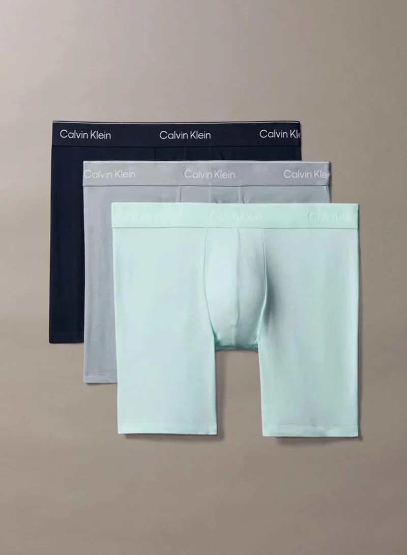 3 Pack Boxer Briefs - Icon Cotton Stretch