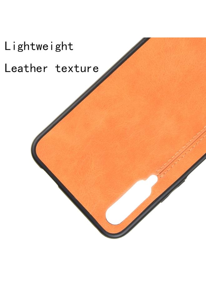 زبون جراب لهاتف Huawei Honor 9X Pro / 9X / Y9S جراب مقاوم للصدمات بنمط جلد البقر المخيط من مادة PC + PU + TPU - Image 4