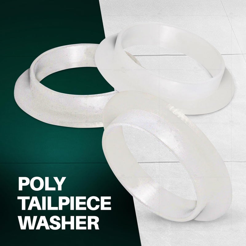 HIGHCRAFT 1-1/2" Poly Tailpiece Washer, 10 Pack - Image 2