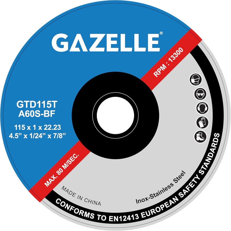 Gazelle Ultra Thin Metal Cutting Disc 4.5 In.
