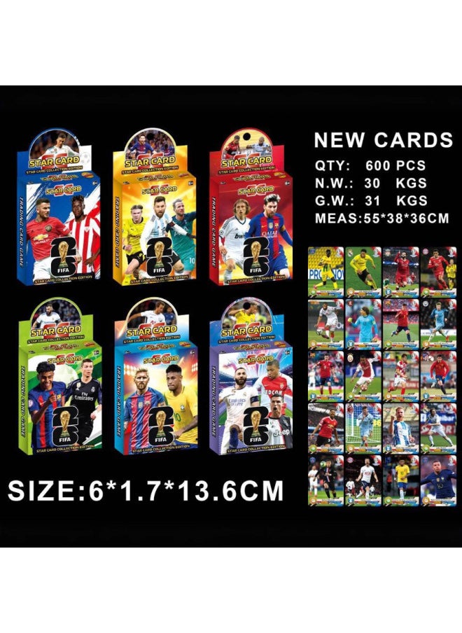 Sanrio Football World Cup Dragon Ball Toilet Man Mary Collection Flash Card Animation Card Laser Board Game Card-Color:Football 24 Cards In A Box (minimum Order Of 600 Boxes Per Box)  - Image 3