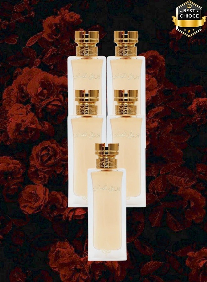 بارق 5 قطع عطر بريق الماس للنساء 100 مل - Image 1