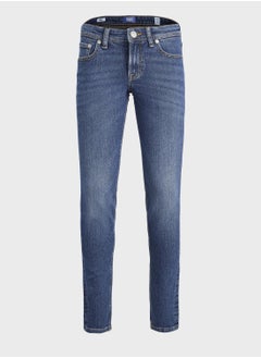 Jack & Jones Junior Youth Mid Wash Straight  Fit Jeans  - Image 4