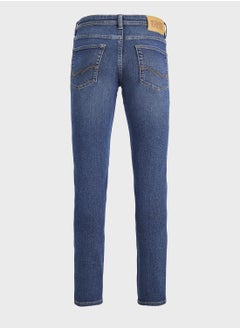 Jack & Jones Junior Youth Mid Wash Straight  Fit Jeans  - Image 5