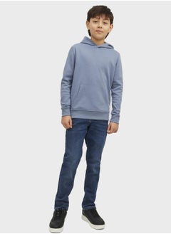Jack & Jones Junior Youth Mid Wash Straight  Fit Jeans  - Image 3