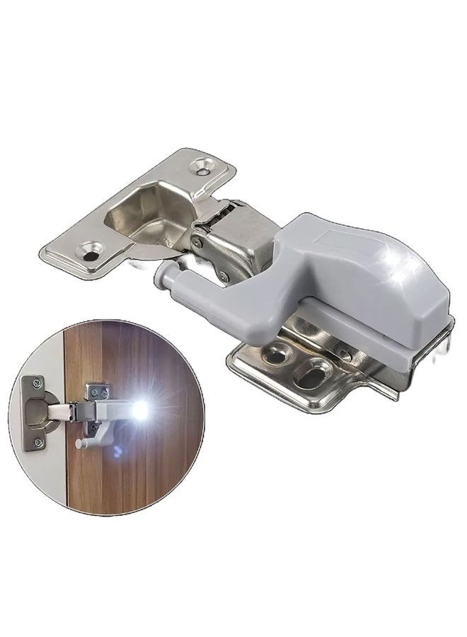 2-Piece Battery-Free Closet Hinge LED Light – Easy-to-Install Motion-Activated Cabinet Light for Wardrobes, Kitchen Cupboards & Drawers – No Wiring or Tools Needed - Image 1