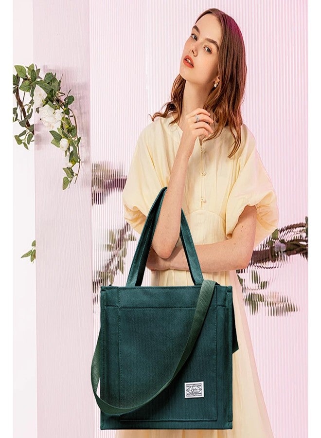 GAEKEAO Corduroy Tote Bag for Women Hobo Crossbody Bag Purse Shoulder Handbags Satchel Bag - Image 2