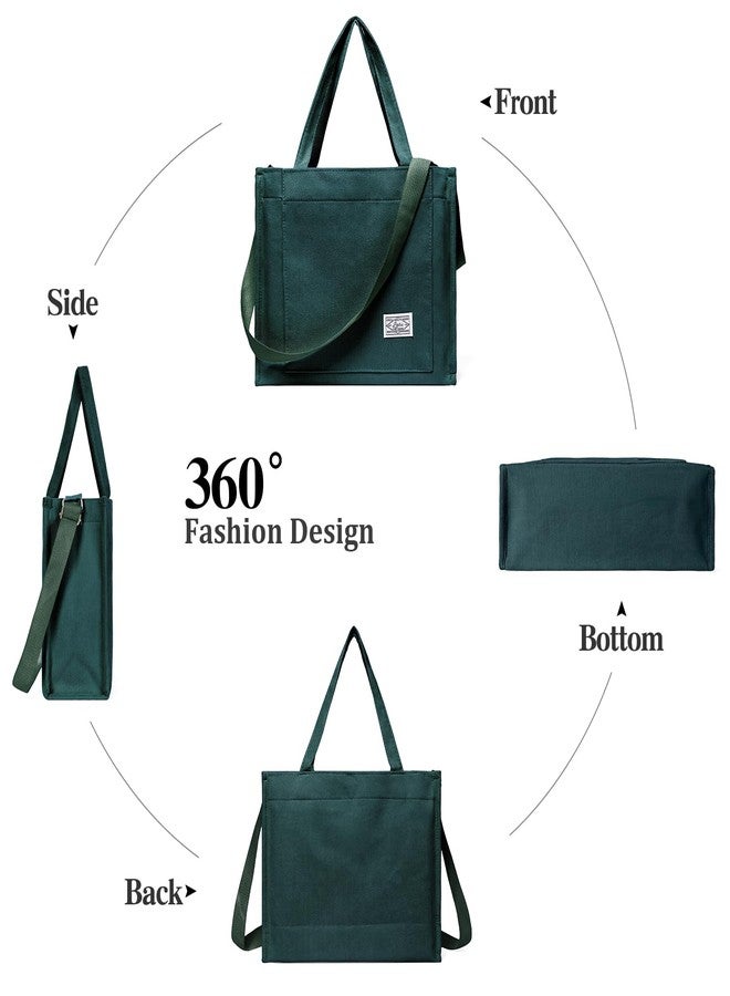 GAEKEAO Corduroy Tote Bag for Women Hobo Crossbody Bag Purse Shoulder Handbags Satchel Bag - Image 4