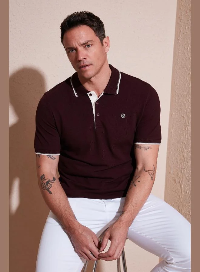 Buratti  Buratti 100% Cotton Buttoned Regular Fit Polo Collar T Shirt Men's POLO COLLAR T SHIRT 5902118 for Men | Best Price UAE