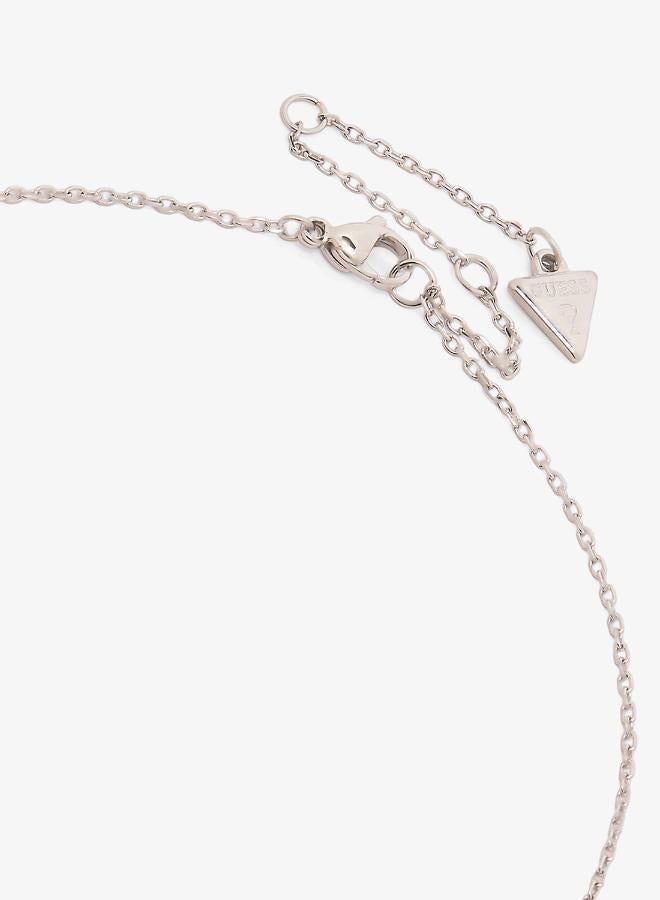 GUESS Heart Links Necklace And  Studs - Image 4