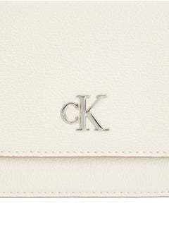 Calvin Klein Jeans Women's Crossbody Wallet Bag - Polyester blend, Silver  - Image 4