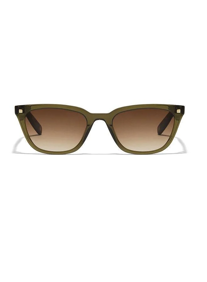 30Sundays 30Sundays THALIA,Women Sunglasses, Cat Eye Sunglasses, UV Protection: UV400 (Green,Brown)