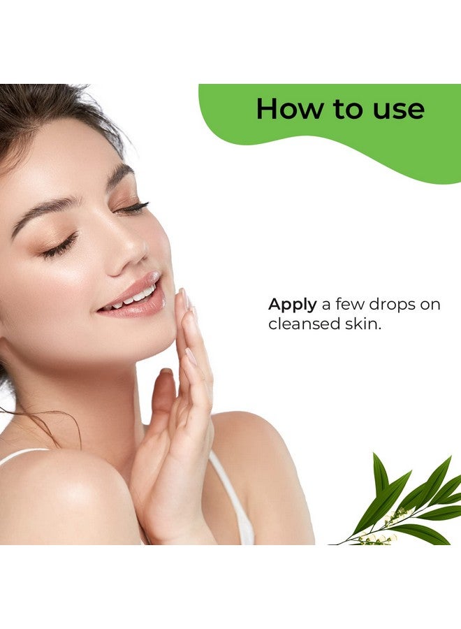 PILGRIM Tea Tree & 10% Niacinamide Blemish-Remover Serum With Zinc Pca For Acne Prone Skin | Niacinamide Serum For Acne| Acne Scar Reducing 10% Niacinamide Serum For Face | Women & Men | 30 Ml - Image 3