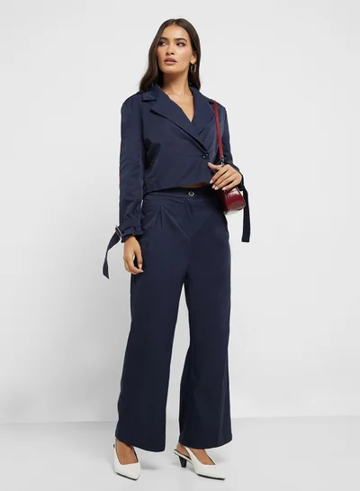 ELLA Cropped Jacket & Pant Set