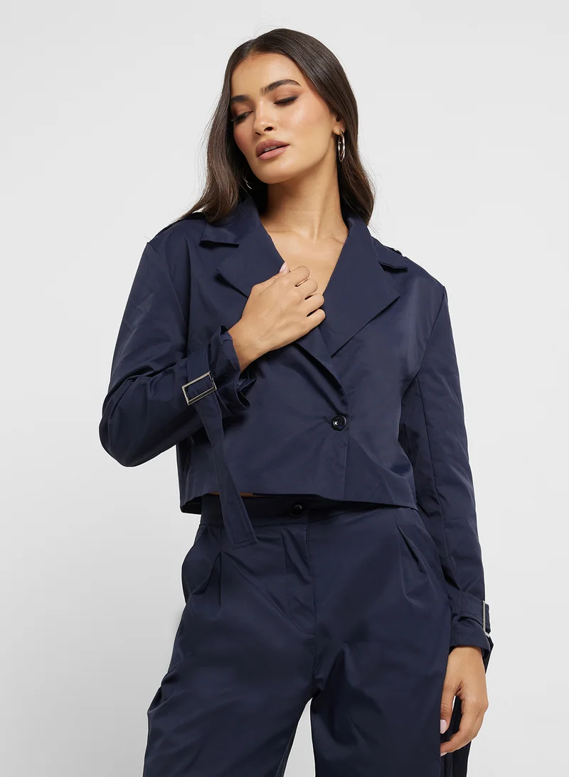 ELLA Cropped Jacket & Pant Set