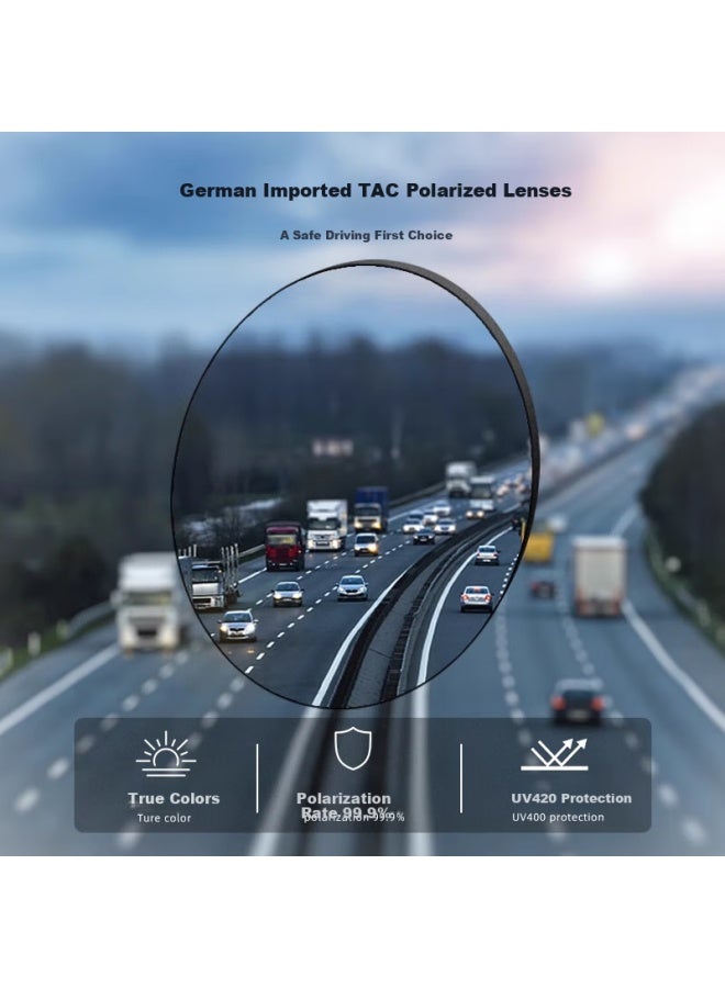 Morakot Molake New Gm Sungl, Uv Protection, For Driving, Polarized, Suitable For Nearsightedness, With Prescription Lenses, Available In Men's And Women's Styles, Sungl - Image 5