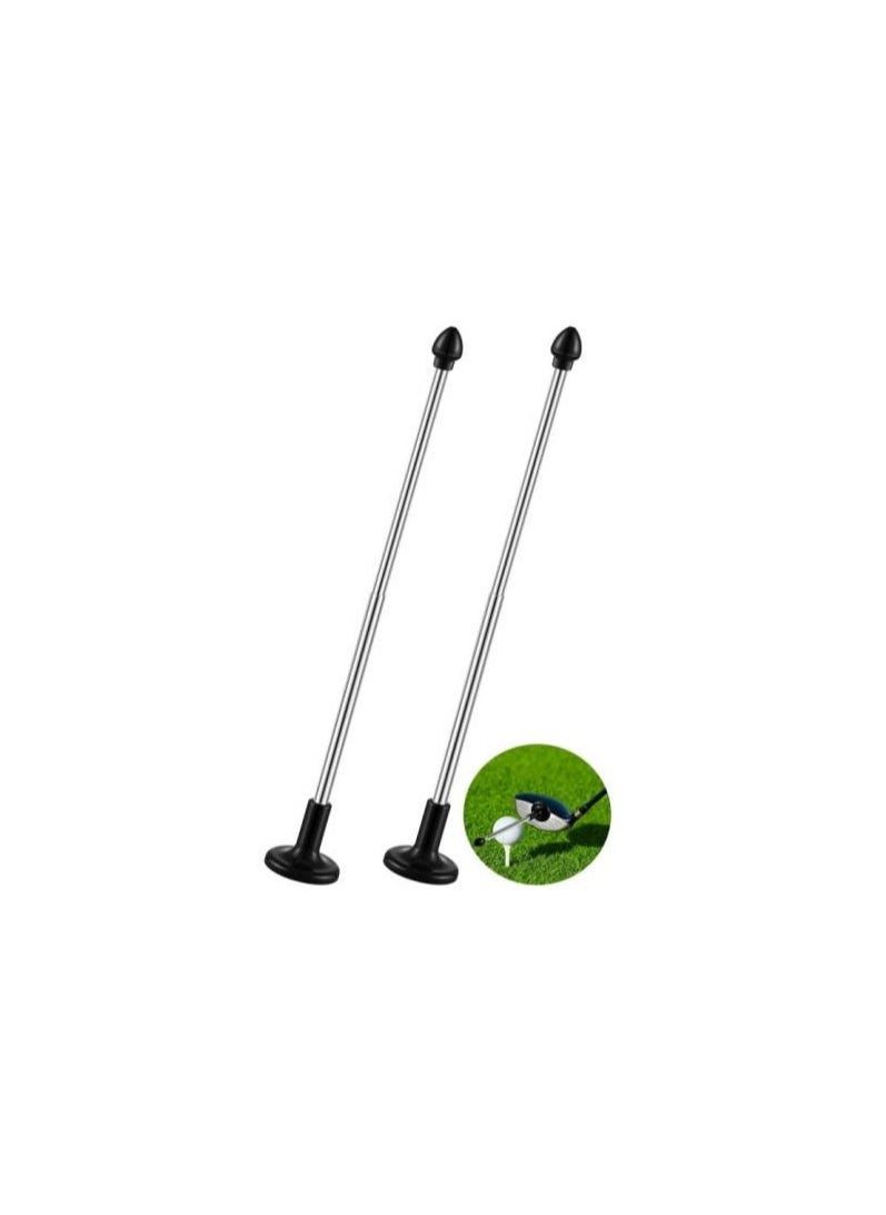 SYOSI - Magnetic Club Alignment Stick, 2 Pcs 10.24 Inch or 6.3 Inch Golf Training Equipment, Golf Swing Training Aid, for Visualize Direction Indicator Tool Accessories Gifts, for Golf Enthusiasts - Image 1