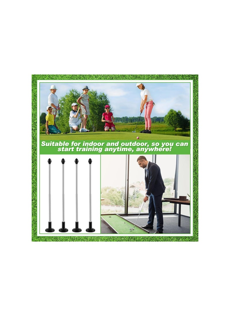 SYOSI - Magnetic Club Alignment Stick, 2 Pcs 10.24 Inch or 6.3 Inch Golf Training Equipment, Golf Swing Training Aid, for Visualize Direction Indicator Tool Accessories Gifts, for Golf Enthusiasts - Image 1