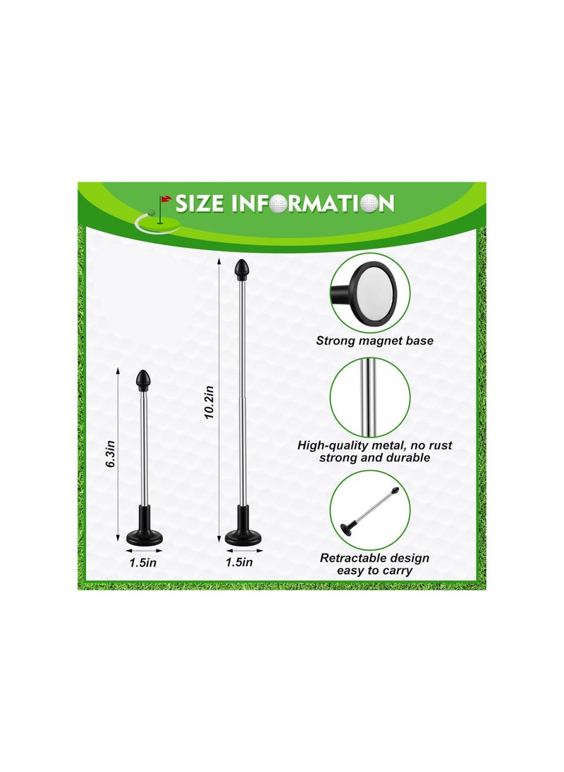 SYOSI - Magnetic Club Alignment Stick, 2 Pcs 10.24 Inch or 6.3 Inch Golf Training Equipment, Golf Swing Training Aid, for Visualize Direction Indicator Tool Accessories Gifts, for Golf Enthusiasts - Image 1