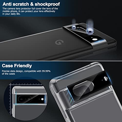 LYWHL [2+2 Pack] for Google Pixel 7 Privacy Screen Protector with Camera Lens Protector, Tempered Glass Anti-Spy Anti-Scratch 9H Hardness Film for Pixel 7 6.3” [Don’t Support Fingerprint Unlock] - Image 4