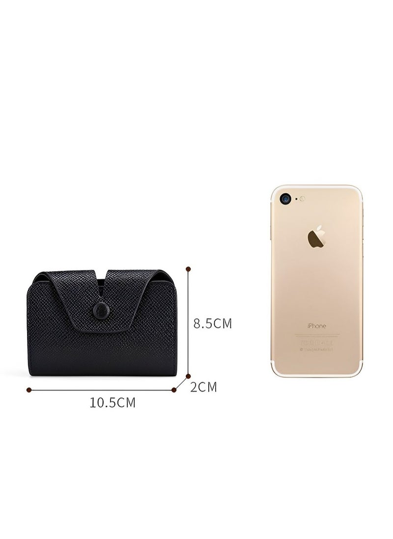 Skycare Skycare RFID Business Card Organizer - Slim Credit Card Holder Case with 9 Card Slots and 2 Multi-Function Slots  - Image 4