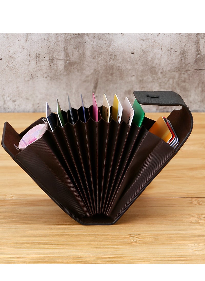 Skycare Skycare RFID Business Card Organizer - Slim Credit Card Holder Case with 9 Card Slots and 2 Multi-Function Slots  - Image 5