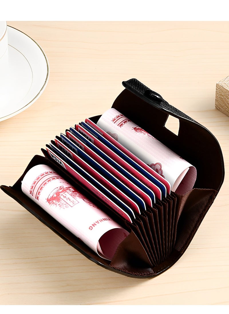 Skycare Skycare RFID Business Card Organizer - Slim Credit Card Holder Case with 9 Card Slots and 2 Multi-Function Slots  - Image 2
