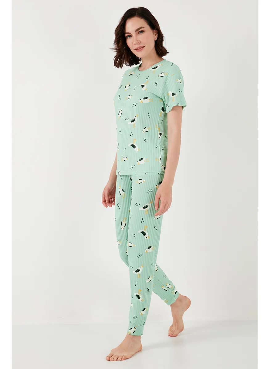 Lela Regular Fit Short Sleeve Pajama Set Women's Pajama Set 65740104