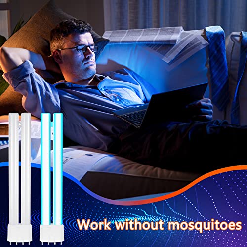 Kittmip Bug Zapper Replacement Bulb 18W H Shaped Twin Tube Bulb Indoor Outdoor Bug Zapper Light Bulbs with 4 Pin Base (4) - Image 5