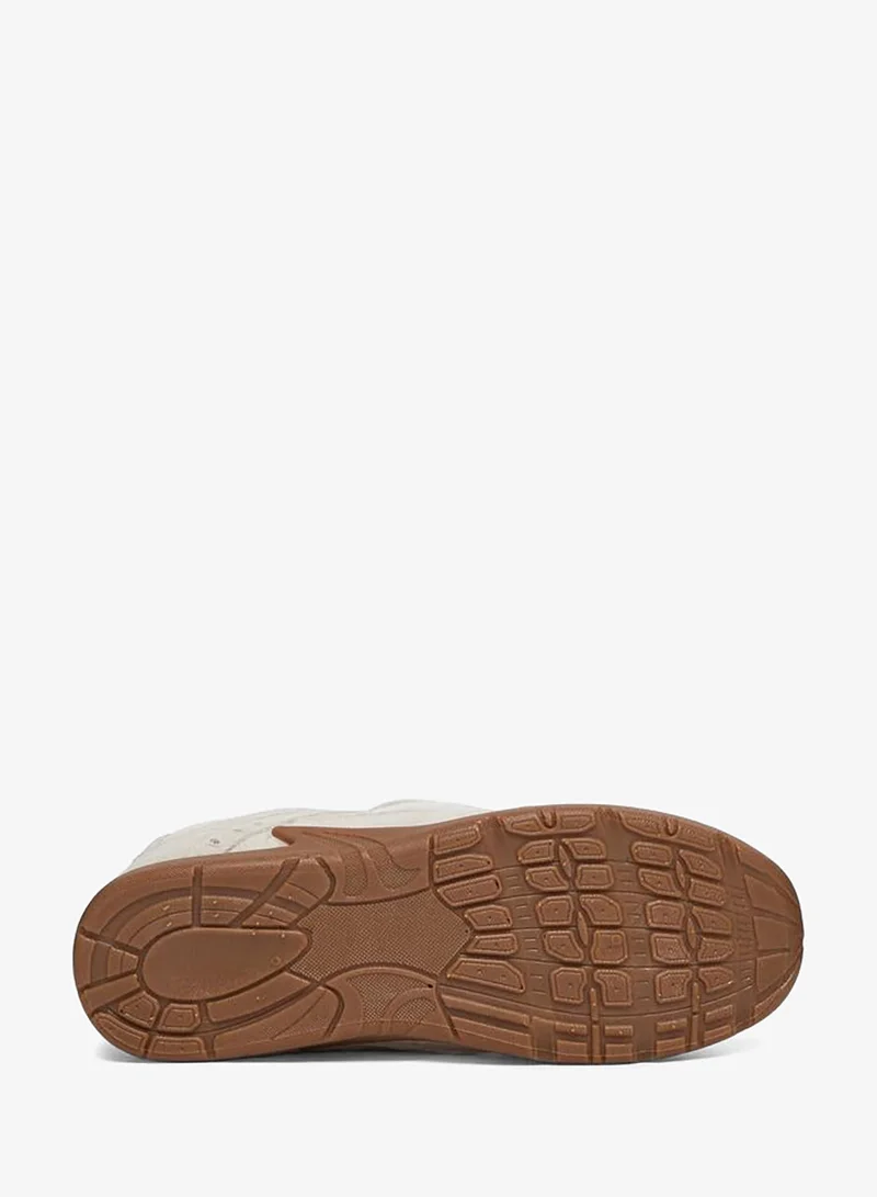 Styli  Textured Lace-Up Retro Sneakers for Women | Best Price UAE